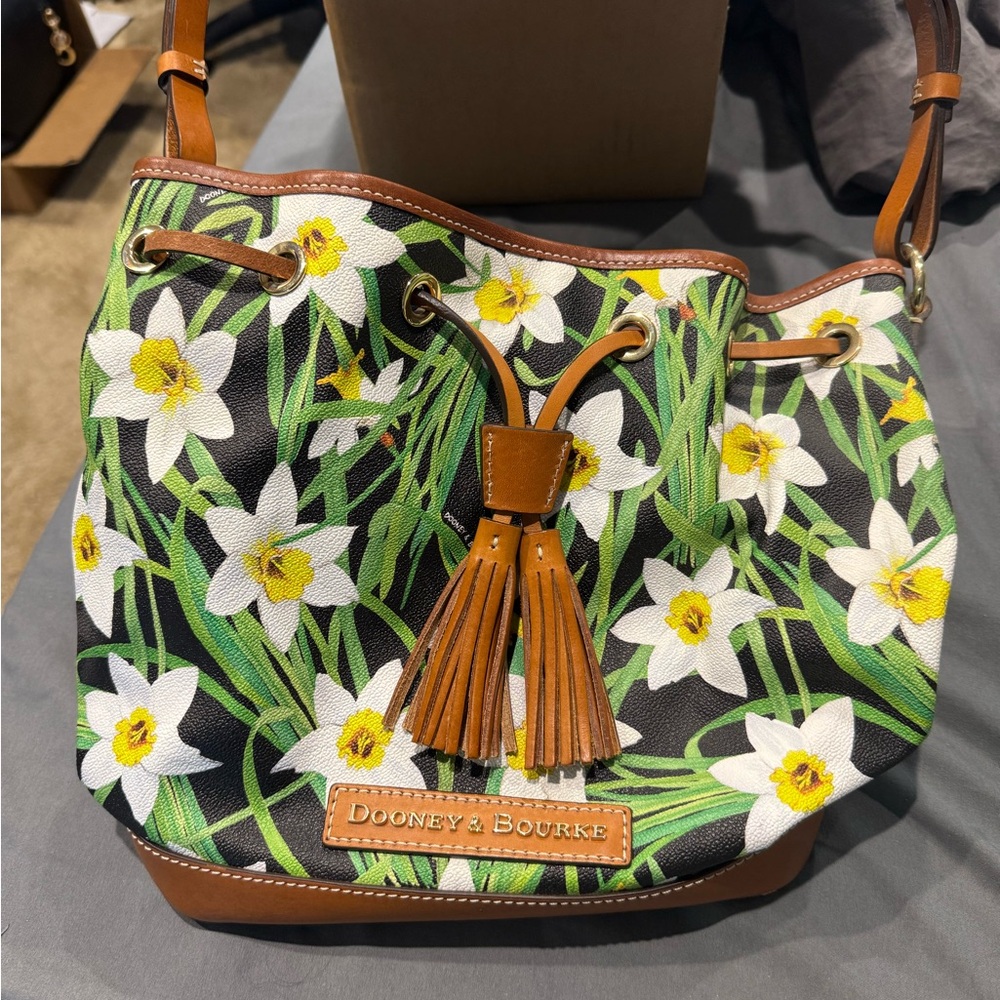 Dooney & Bourke Daffodil Bucket Bag with 2 wristlets